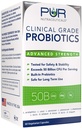 Klinische Grad Probiotika * 50 Billion CFUs/Serving * 10 Strains * Eingebaute Prebiotika * 60 Tägliche Kapseln - 2 Monate Versorgung * Alle natürlichen 100% Made in USA