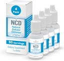 Waiora Natural Cellular Defense (NCD) Liquid Zeolite Drops, Clinoptilolite für Männer und Frauen - Beilage für Immune, Gesunde Gut-Unterstützung, Sauberkeit, pH-Balance (0,5oz Bottle, 4 Ct – 360 serv)