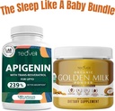 Der Schlaf wie ein Baby Bundle mit goldener Milch und Apigenin