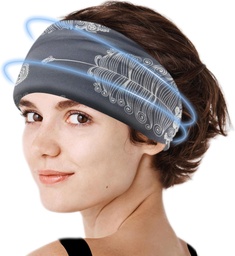 Crimmy Migraine Kopfschmerzen Relief Cap, Cooling Gel Kopfband Neck Wrap Hut Maske, Beruhigende Ice Pack Kopf Gesicht Kalte Compress für Spannung Stress & Hangover