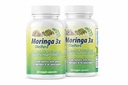 Moringa en Capsulas naturales. Set de 2 frascos. Triple accion, extraida de la planta, fruta y semillas. Alto contenido de proteinas, vitaminas y minerals