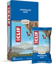 CLIF BARS - Energy Bars - Schokoladenchip - Hergestellt mit Bio Hafer - Pflanzenbasierte Lebensmittel - Vegetarisch - Kosher (2.4 Unnce Protein Bars, 12 Count) Verpackung Mai Vary