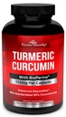 Kurkuma Curcumin mit BioPerine Schwarz Pfeffer Extrakt - 755mg pro Kapsel, 120 Veg. Kapseln - GMO Free Tumeric, Standardisiert auf 95% Curcuminoide für maximale Potenz