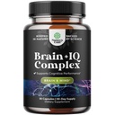 Nootropic Memory Supplement for Brain Support - Memory Pillen für Brain Boost und Natural Energy Booster - Vitamin B12 Bacopa Monnieri Rhodiola Rosea DMAE Ginkgo Biloba Phosphatidylserin - 60 Count