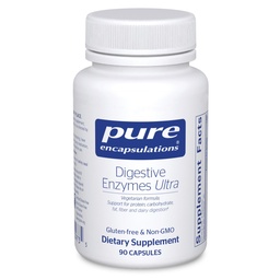 Pure Encapsulations Verdauungsenzyme Ultra - Vegetarische Verdauungsenzymergänzung zur Unterstützung von Proteinen, Carb, Fiber und Dairy Digestion* - 90 Kapseln
