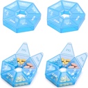 Wöchentliche Pille Organizer Große 7 Tage Pille Box Organizer Tägliche Medizin Fall für Vitamin Fisch Öl Pillen ergänzt Arthritis Freundlich