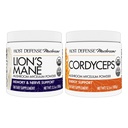 Host Defense Bundle mit Lion's Mane Powder, 3.5 oz & Cordyceps Powder, 3.5 oz - Unterstützung Gehirn Gesundheit, Gedächtnis & Fokus - Unterstützung Immun Gesundheit & Energie*