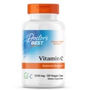 Doctor's Best Vitamin C 1000mg Supplement für Damen und Herren - Vegan Vitamin C Kapseln als Q-C Ascorbic Säure, Immungesundheit Unterstützung für Erwachsene, Non GMO, Glutenfrei, Sojafrei - 120 Veg Caps