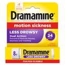 Dramamine Motion Maladie Moins somnolence, Volaille de voyage, Multicolore, 8 Comte
