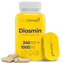 Diosmin 1000mg Advanced Formula - 240 Kapseln für zirkulierende Gesundheitsunterstützung, 4-Monats-Versorgung, Non-GMO, Made in USA - Tägliche Wellness-Ergänzung