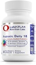 Quantum Nutrition Labs Probiotic Daily 18 - Probiotics for Digestive Health, Probiotics for Women and Men with Lactobacillus Acidophilus, Reuteri for Healthy Gut Microbiome - 30 Vegetarische Kapseln