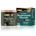 NAD+ Ergänzung - Liposomal Nicotinamid Riboside, Resveratrol, Quercetin High Purity NAD Ergänzung für Anti-Aging, Energie, Fokus - 80 Kapseln (40 Servieren)