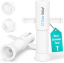 Trobing Bug Bite Suction Tool, Venom Extractor Sucker, Bienen Sting Bite Relief, einfach zu bedienen, Natürliche Itch Relief, Reduziert Schmerzen und Schwellen, Erste Hilfe für Wandern, Rucksack und Camping (White-2 Pack)