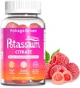 Kalium-Ergänzung Gummie 1000mg - Kalium-Ergänzung für Leg Cramps, Muskel- und Herzgesundheit - 1 Monat-Ergänzung (60 Zähler)