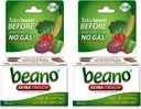 Beano Extra Strength, Gas Prevention & Verdauungsenzym Supplement, 30 Count (Pack mit 2)