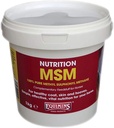 MSM (méthylsulfonyle-méthane), équimins, nutrition des chevaux, articulations et sonorité, 1,0kg
