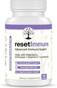 ResetImmune - Support Immune avancé - avec Elderberry, Echinacea, Vitamine C, Lactobacillus - 60 Capsules Vegan