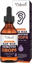 Bio-Ear Wax-Entfernungstropfen für gekämmte Ohren – Natürliches Ear Wax-Reinigeröl für Kinder, Erwachsene, Baby – Earwax-Entfernungsflüssigkeit für Unclogging-Ears, Earaches, Ear Health (Made in USA)