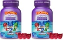 L'il Critters PJ Masks Gummy Melatonin Ergänzung für Kinder, Drug-Free Sleep Support, 60 Gummies (Pack von 2)