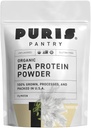 PURIS® Organic Pea Protein Powder, 100% Made in the USA, 2 LB Unflavored, Certified Organic, Vegan, Gluten Free, Dairy Free, Non GMO, Pflanzenbasiertes Protein, Keto, BCAA (2 Pfund (Pack von 12), Unflavored)