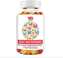 VITA GLOBE Adult Multivitamin Gummis – mit Vitaminen C, D, E, B6, B12, Folate & Biotin | Daily Multivitamin Supplement for Energy, Immun Health & Metabolism Support – 60 Gummis (Pack 1)