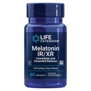 Life Extension Melatonin IR/XR, 1,5 mg, Sofort- und Extended-Release-Formel für optimale Schlafunterstützung, Gesunde circadian Rhythmen, Cellular Defense, Glutenfrei, Non-GMO, 60 Kapseln