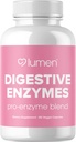 Lumen Naturals Verdauungsenzyme Probiotika und Präbiotika - Leistungsfähige Enzyme für Verdauung - Bloating Relief für Frauen - Gut Health Supplement (60 Count (Pack von 1)