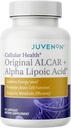 Juvenon Cellular Health | Heart, Brain Supplement mit Acetyl L-Carnitin und Biotin - Unterstützt NAD+ Funktion, Energieproduktion, Stimmung, Revitalized Metabolism, Mental Focus & Clarity (90 Kapseln)
