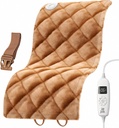 BOB UND BRAD gewichtetes Heizkissen mit Fern Infrarot-Therapie, großes Heizkissen für Body Back Deep Muscle Pain Relief, Geschenk für Familienfrauen Männer, ETL Certified & FSA/HSA Eligible 2.4lbs, 12"x24"
