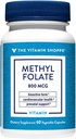 Das Vitamin Shoppe Methylfolat für die Gesundheit von Frauen - Pränatale Unterstützung & Baby Entwicklung - 800 MCG (60 Gemüsekapseln)