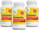 Terry Naturally Curamin Extra Strength - Curcumin & Boswellia für gesunde Zirkulation Unterstützung - Kurkuma Ergänzung zu unterstützen Gelenke, Muskelgesundheit & Endorphin Produktion - 120 Tabletten (Pack von 3)