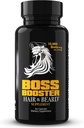 Bossman Boss Booster Supplement – 60 Kapseln – MSM und 10.000 MCG Biotin Bart Wachstum Vitamine für Männer – 30-Tage Versorgung