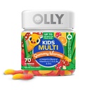 OLLY Kids Multivitamin Gummy, Gesamtgesundheit und Immununterstützung,* Vitamine und Mineralstoffe A, C, D, E, Bs und Zink, Kinder Chewable Supplement, Sour Fruity Punch Flavored, 70 oder 35 Tage Versorgung - 70 Count