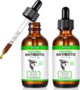2 Pack Antibiotika für Hunde, natürliches Antibiotikum für Hundeallergien und Itch Relief, Dog Antibiotics hilft, ein gesundes Immunsystem, Allergie-Unterstützung