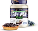Musclesport Lean Way Plant Protein - Pea Protein und Brown Rice Protein Blend, mit hinzugefügt CLA, MCT und L-Carnitin - 20 Servierungen (Blueberry Cobbler)