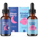 JoySpring SleepBerry Liquid Melatonin und Genius Tropfen Smartberry Vanilla für Kinder