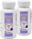 Carson Life Collagen Kapseln mit Vitamin C - 60 Kapseln - Nahrungsergänzungsmittel für Anti-Aging, Immununterstützung, Gesundes Haar, Haut und Nägel - Made in The USA (2 Pack)