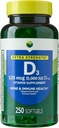 H4U Extra Strength Vitamine D3 5000 UI (125 mcg) Softgels Supporte la santé des os, des dents et des immunes.