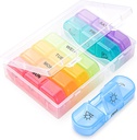 Wöchentliche Pille Organizer 3 Mal am Tag, große OAAO Tägliche Pille Box Fall 7 Tag Morgen Mittag Abend, Reisemedizin Organizer für Vitamin/Fish Öl/ Pillen/Ergänzungen