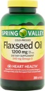 Valle di primavera - Olio di lino 1200 mg, 200 Softgels