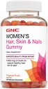GNC Women's Hair, Skin & Nails Gummy - Tropical Fruit, 150 Gummis, Enthält Biotin für starke und gesunde Haare, Haut und Nägel