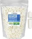 XPRS Nutra Größe 00 Leere Kapseln - 1000 Graf Leere Gelatine Kapseln - DIY Kapsel Füllung - Fillable Pill Gel Kapseln für Do-It-Yourself Ergänzungen (Weiß)