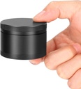 Tragbare Metall Pille Case, Single Waterproof Daily Pill Box für Reisen, Pille Container, Aluminiumlegierung Runde Pille Box Organizer Pille Halter für Medizin Vitamin Fish Oils Große Größe