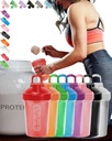 EBAT 16 Stück Set Buntes AntiDropBPAFREELeakProofProtein Shaker Bottle Value Pack w. Whisk Ball & ErgonomicDesign &, 8 Einzigartiges Farbwertpaket (siehe Foto) für Herren/Frauen /
