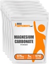 BulkSupplements.com Magnesiumcarbonat-Pulver - Magnesium Supplement, Unflavored & Food Grade - Glutenfrei, 875mg pro Servierung, 5kg (11 lbs) (Pack mit 5)