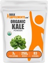 BulkSupplements.com Bio Kale Powder - Greens Powder, Superfood Supplement - Vegan & Glutenfrei, 3g pro Servierung, 250g (8.8 oz) (Pack von 1)
