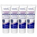 TriDerma Psoriasis Contrôle du visage et de la crème corporelle - Résistance maximale 3 % Acide salicylique, AP4 Aloe Vera Gel, crème d'urée - Traitement hydratant supplémentaire, pas de cortisone ou de goudron de charbon - ASF admissible - 4,2 oz, 4paquet