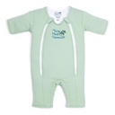 Magic Sleepsuit Baby Merlin's Cotton Baby Swaddle Transition Produkt - Weiches und gemütliches Design, Doppel Reißverschluss für einfache Windeln Veränderungen, fördert sicheren Schlaf, 3-6 Monate - Sage Green - Große 18-21lbs