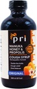 P.R.I Natürlicher trockener Hustensirup mit Manuka Honig, Propolis, Teebaumöl und Vitamin C - Sore Throat & Immununterstützung, Original Flavor, 8oz