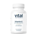 Vital Nährstoffe Vitamin E mit gemischten Tocopherolen | Potent Antioxidans Vitamin E Ergänzungen zur Unterstützung Herz-Kreislauf-Gesundheit* | Gluten und Dairy Free | Non-GMO | 100 Softgels